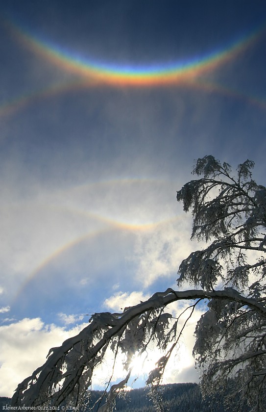 Zirkumzenitalbogen Halo Winter