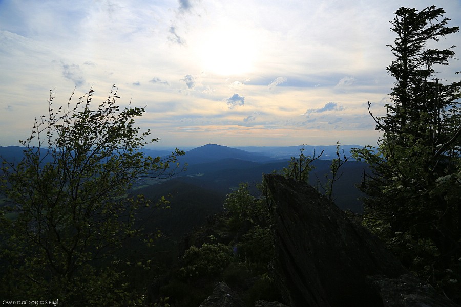 Osserwiese Abendstimmung