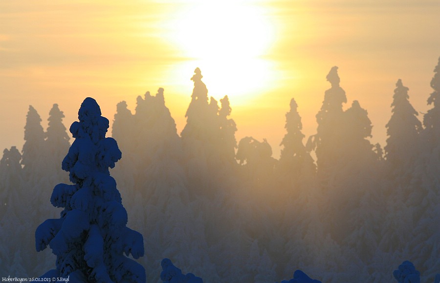 Schwarzriegel Sonnenuntergang