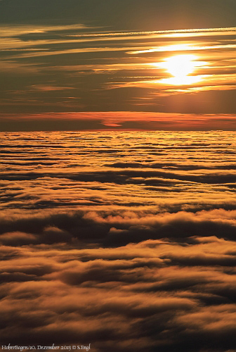 Burgstall Sonnenuntergang