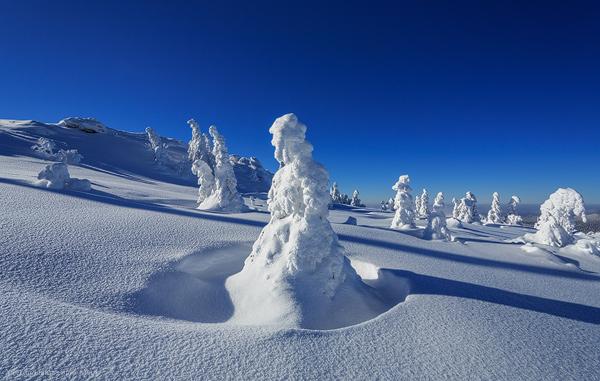 Arbermandl und blauer Himmel