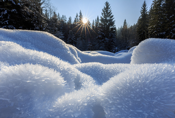 Eiskristalle bei Sommerau